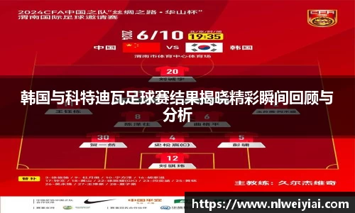 韩国与科特迪瓦足球赛结果揭晓精彩瞬间回顾与分析